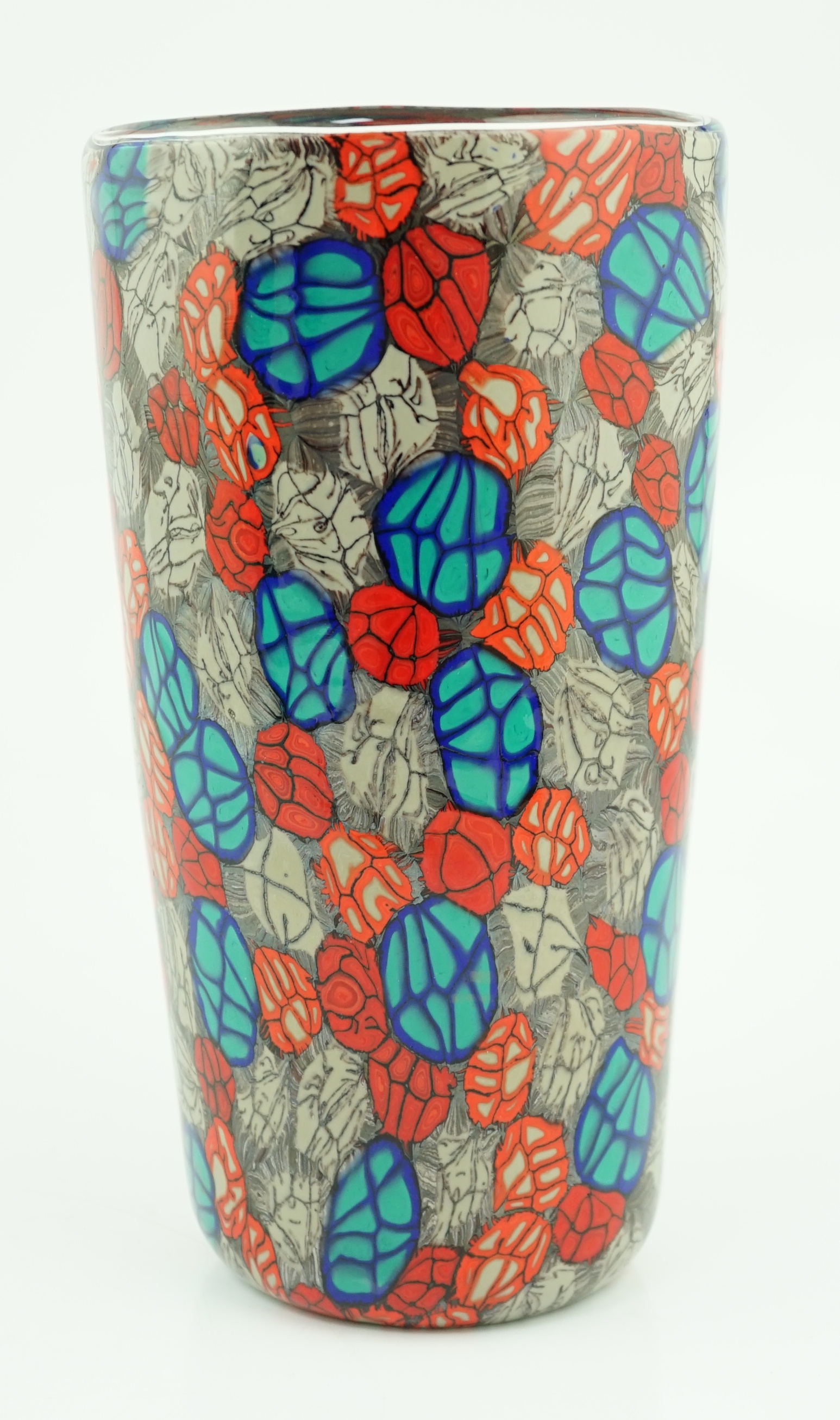 Vittorio Ferro (1932-2012), a Murano glass Murrine vase